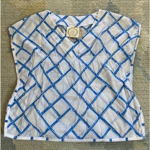 TBBC 0-6m blue/white coverup